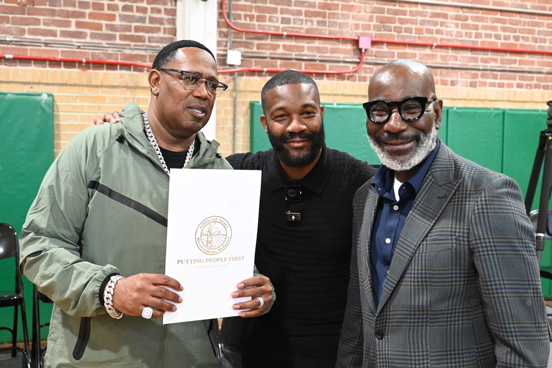Master P, the Mayor, and the Superintendent