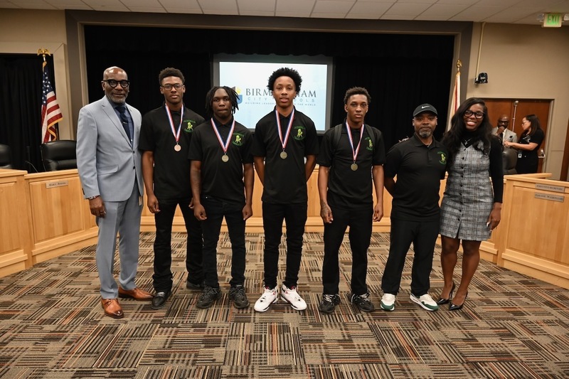 AHSAA 6A Indoor 4x200 Meter Relay State Champion  Jackson-Olin Boys Track: Derrion Lewis, Jordyn Morris, Fredrick Reese, and Kaius Stewart (also 400 meter champion); Head Coach Josh Stillings