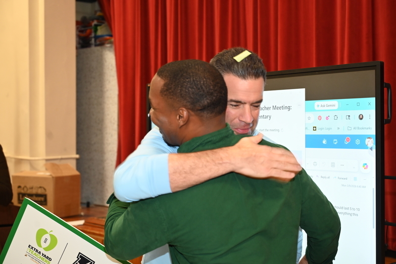 Mr. Archibald got a hug, too