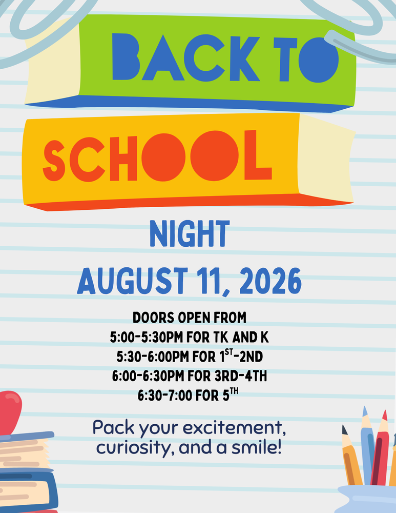 Back to School Night!!