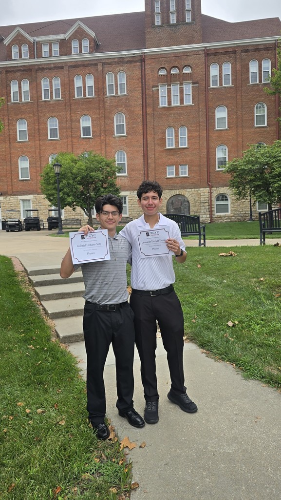 Gabe & Leo at BCYC Immersion Physics Program