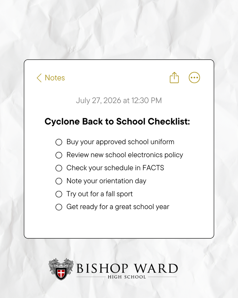 Back to School Checklist