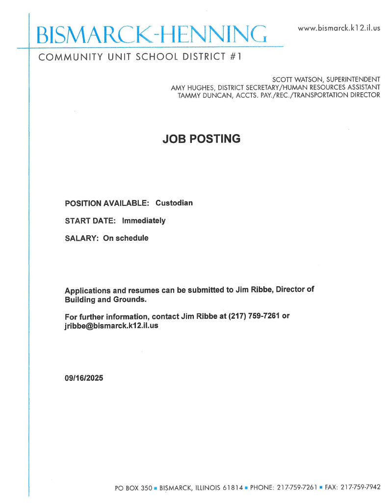 2nd Shift Custodian
