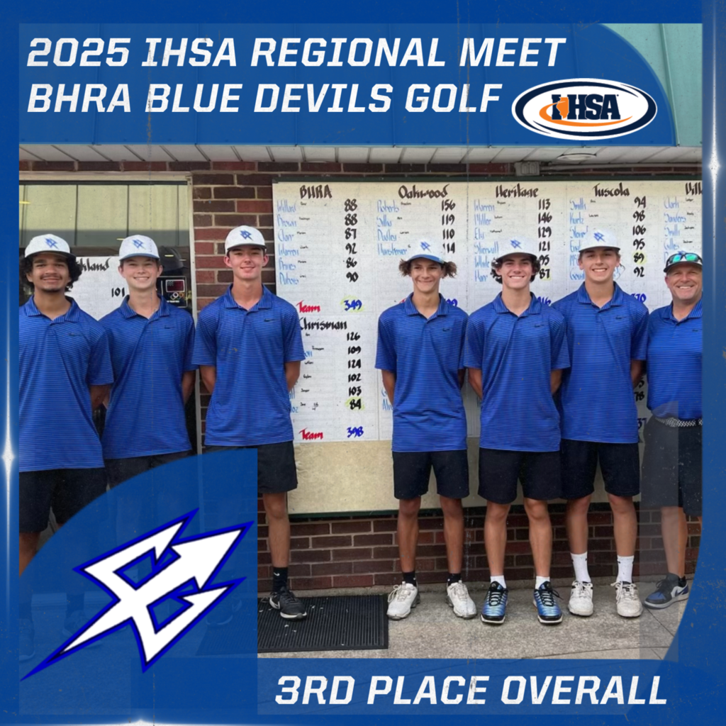 Blue Devils Golf | 3rd Place Overall | 2025 IHSA Regional
