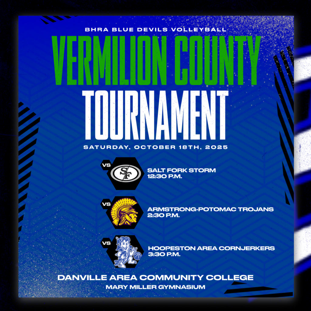 2025 Vermilion County Volleyball Tournament | BHRA Day 1 Schedule