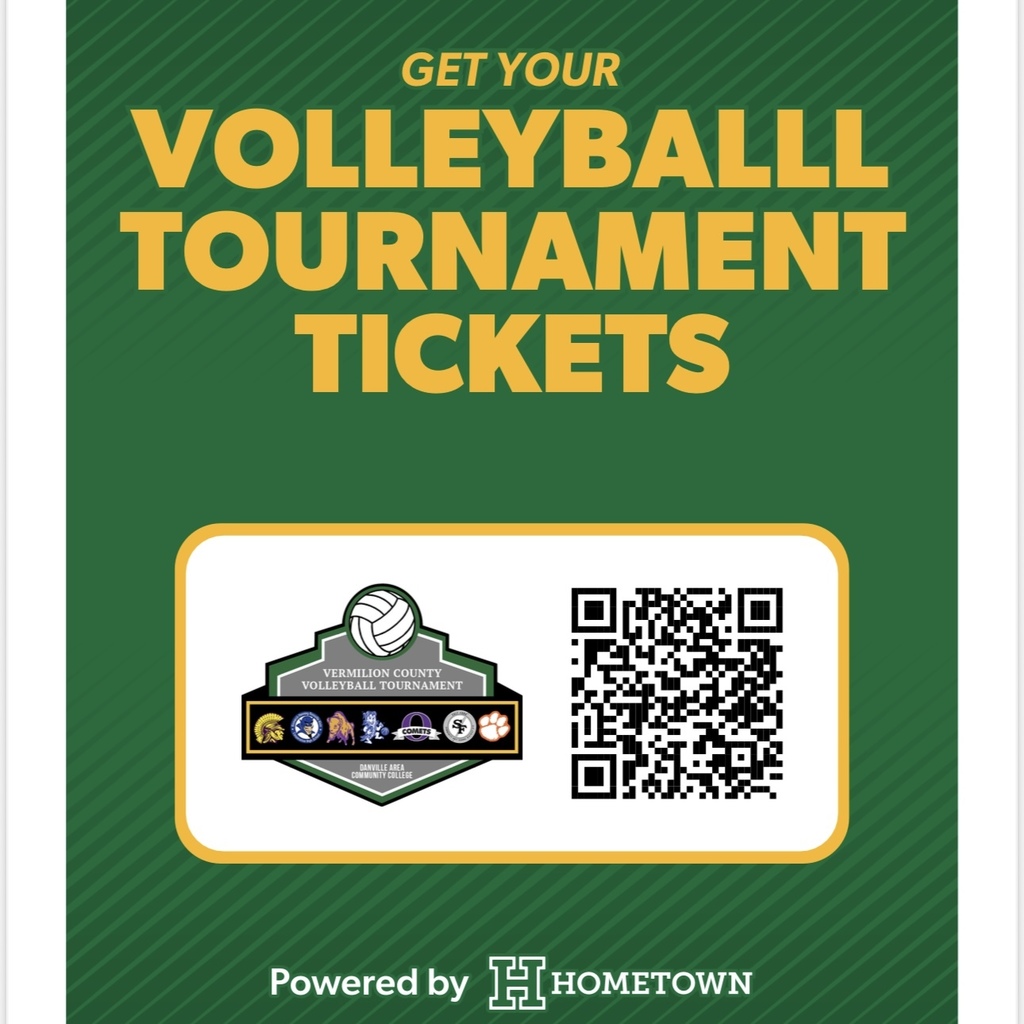 2025 Vermilion County Volleyball Tournament | Ticket QR Code