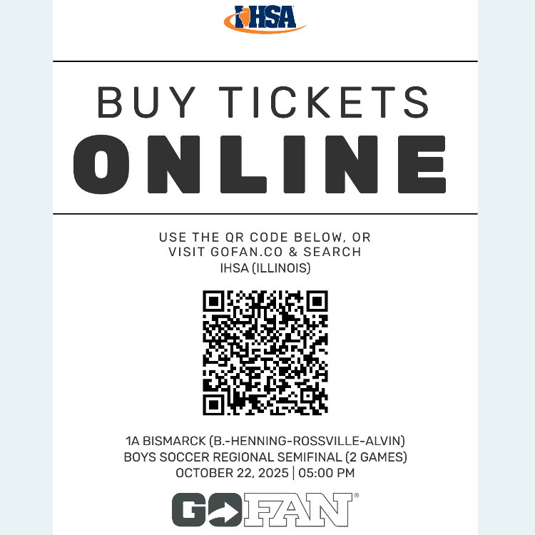 IHSA Regional Soccer - Digital Ticket QR Code