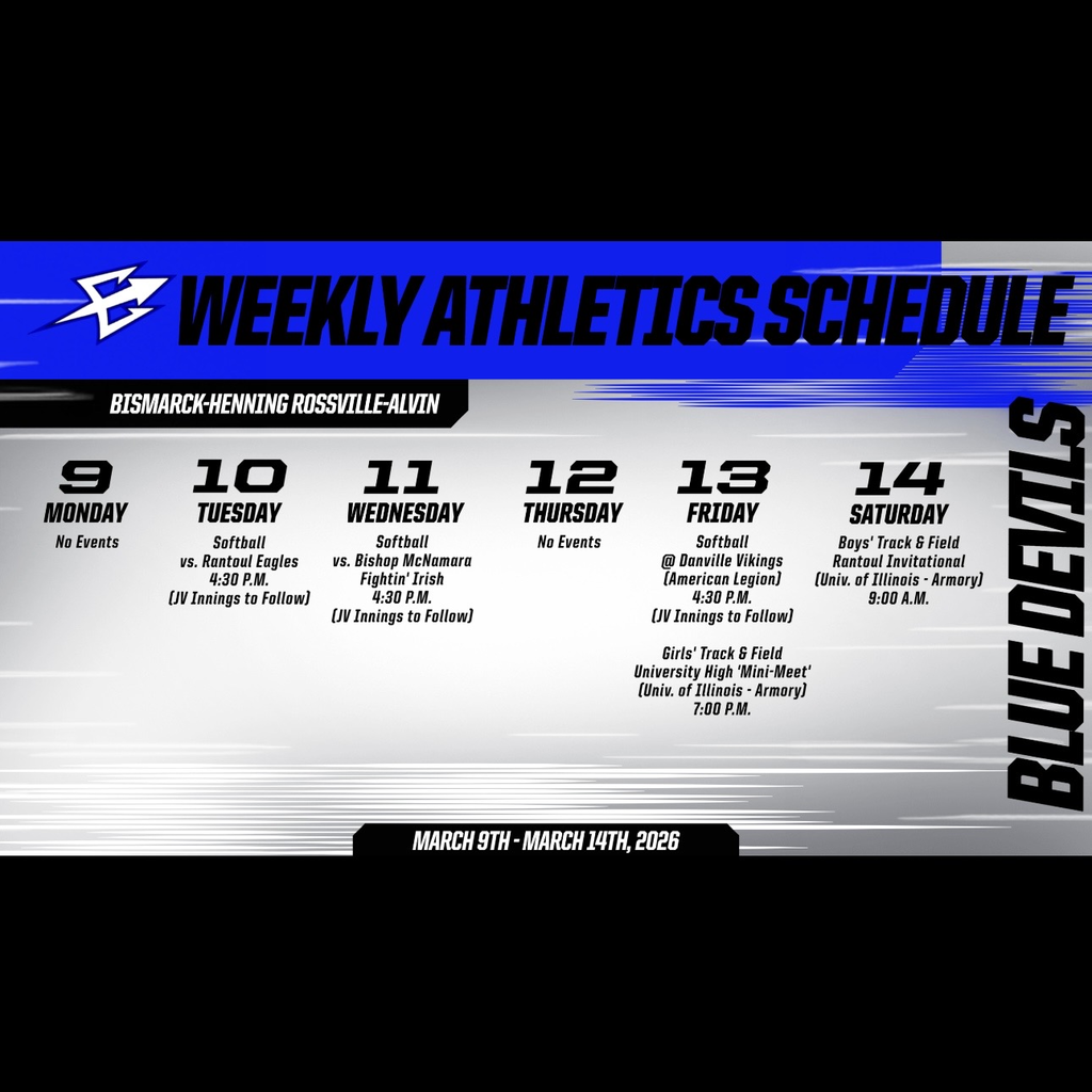 BHRA Weekly Athletics | 3/9 - 3/14/2026