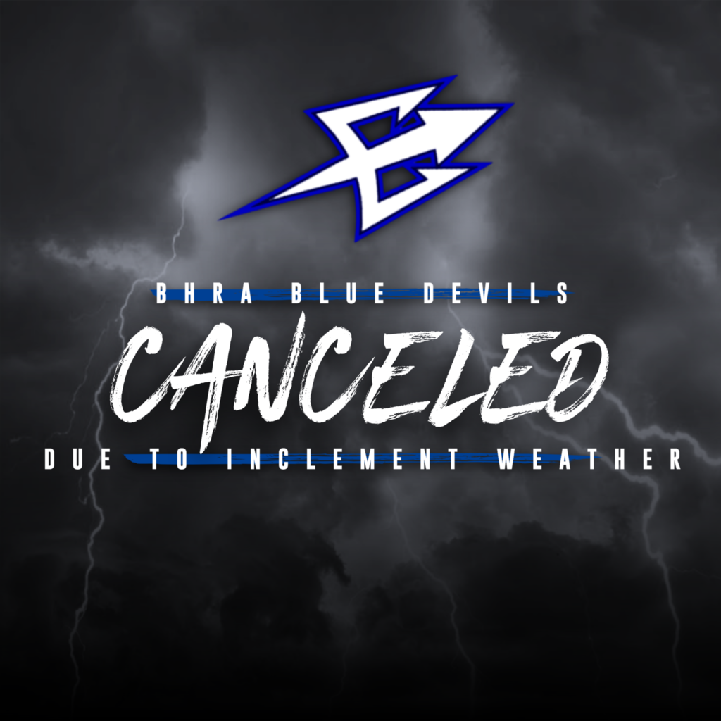 BHRA Athletics Canceled - 3/26/2026