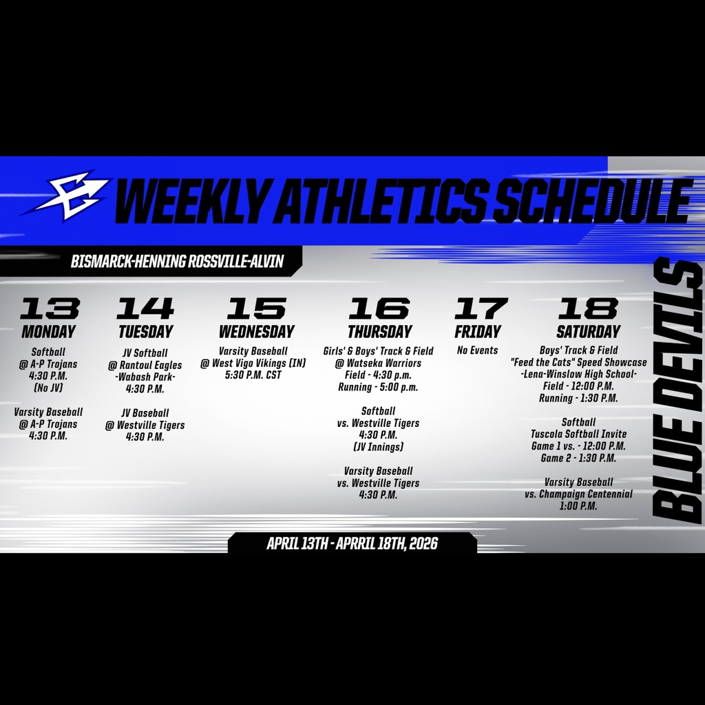 BHRA Weekly Athletics | 4/13 - 4/18/2026