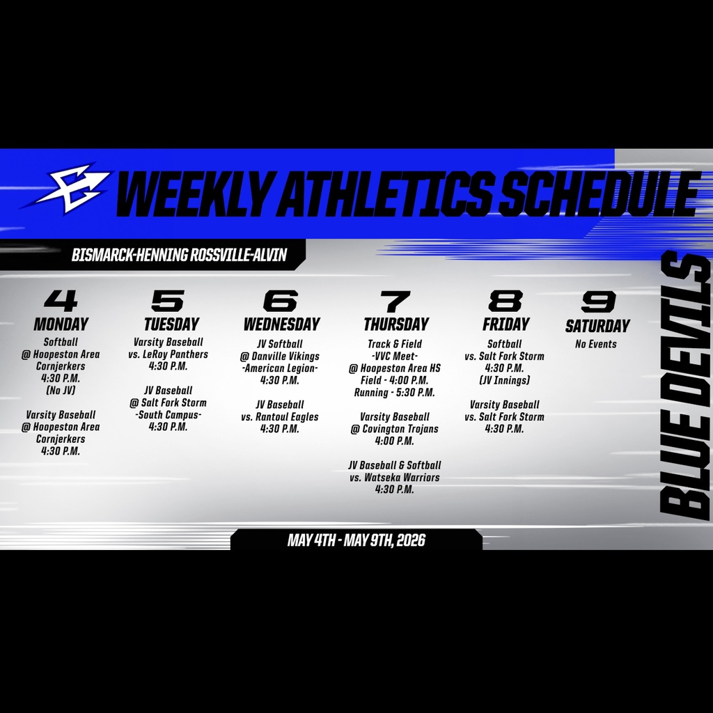 BHRA Weekly Athletics | 5/4 - 5/9/2026