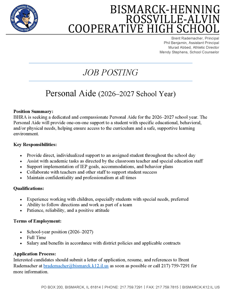 Personal Aide
