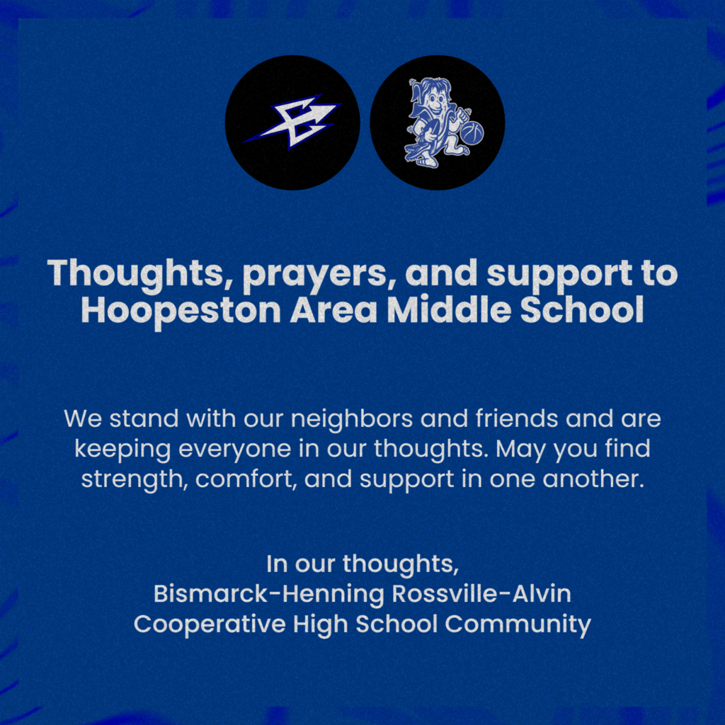 Thoughts & Prayers to Hoopeston Area Middle School