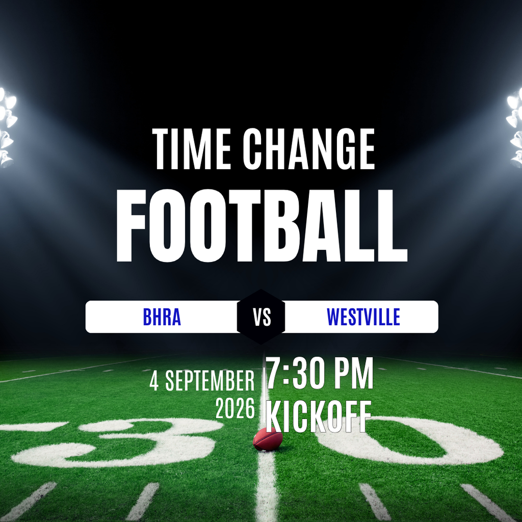 BHRA vs Westville time change