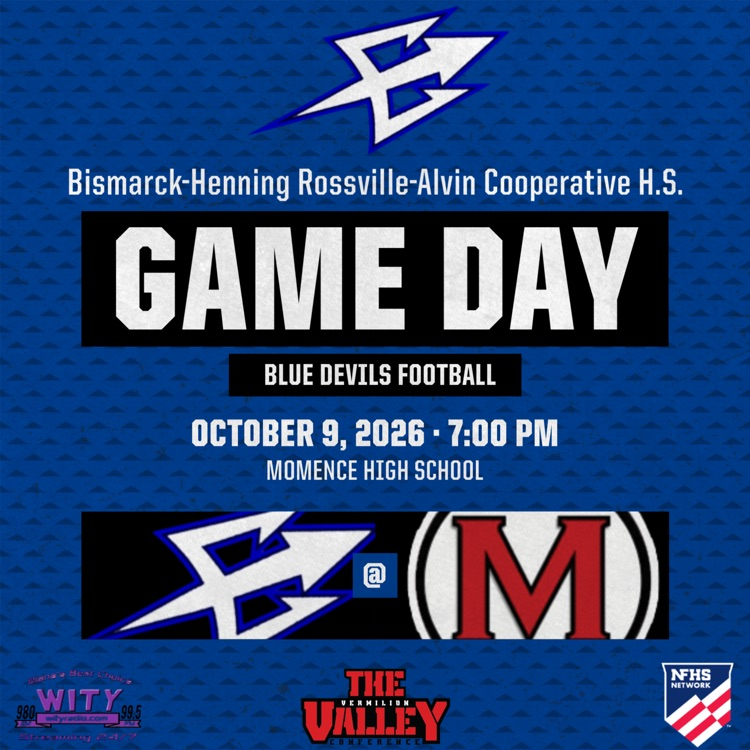 BHRA Football Game Day vs. Momence Athletics | 10/9/2026