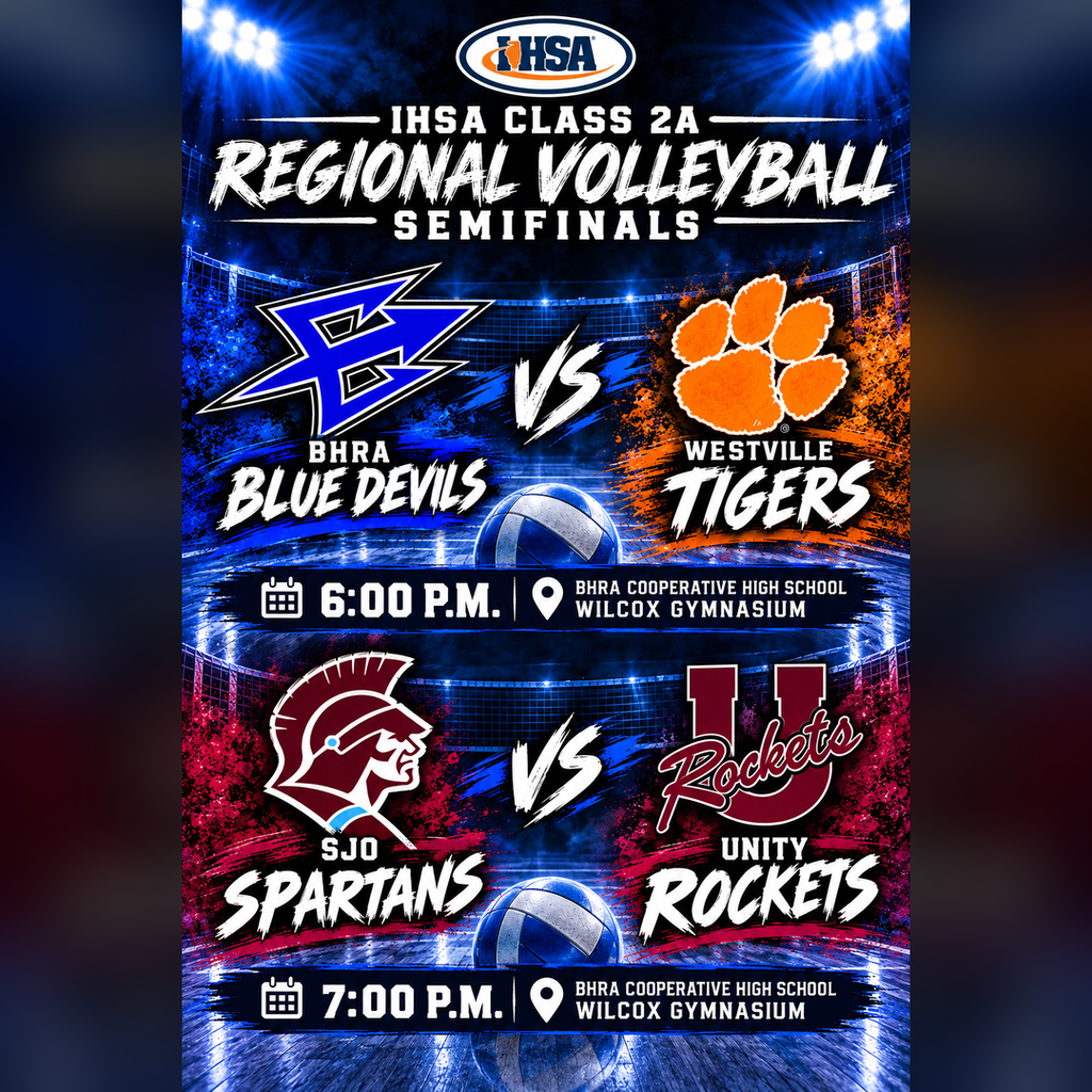 Regional Volleyball Game Day | Regional Semifinal vs. Westville & SJO vs. Unity | 10/27/2026
