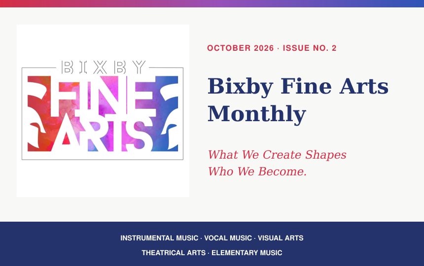 Bixby Fine Arts Monthly — October 2026