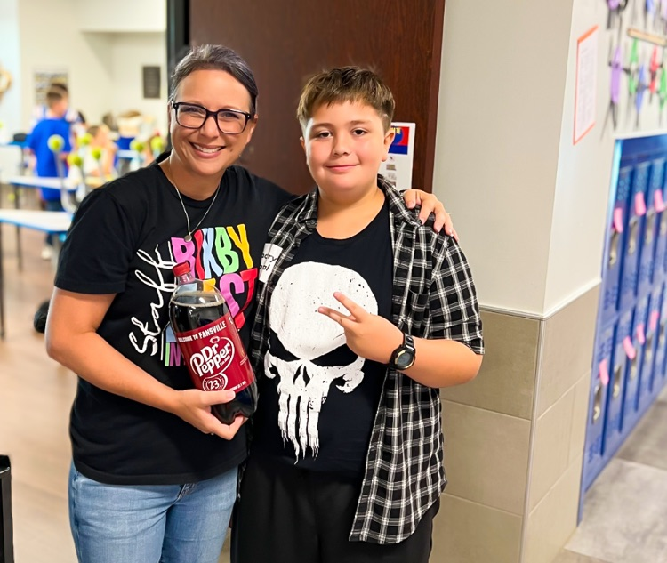 Mrs. Kizzia and her student
