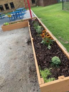 Garden box beautification
