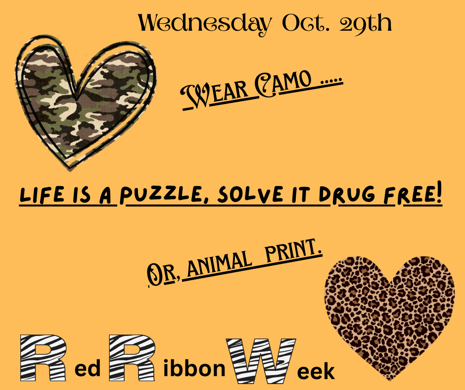 Wear Camo or animal print.