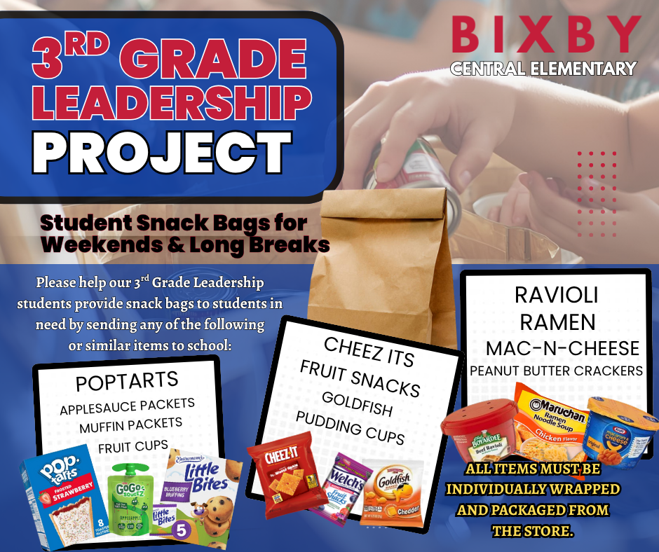 Please support our 3rd grade Leadership team.