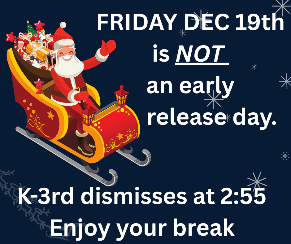 Dec 19th is not an early release day