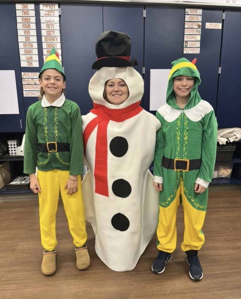 Mrs. Mcdonald, Brody Babb, and Noah Pruitt