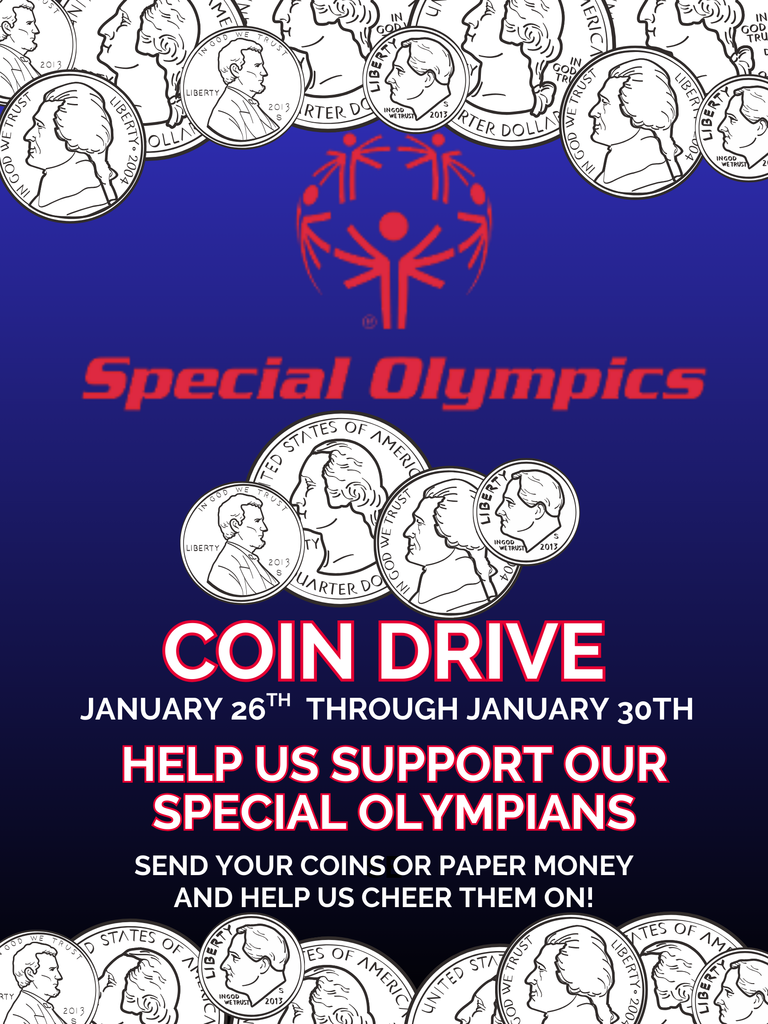 Special Olympics coin drive