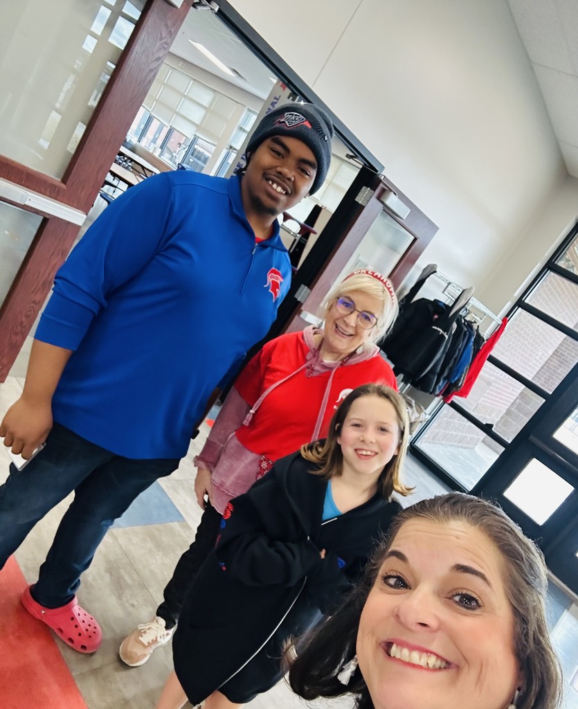 Charleston Scheer with Mrs. Brown, Mrs. Andria, and Mr. Serell