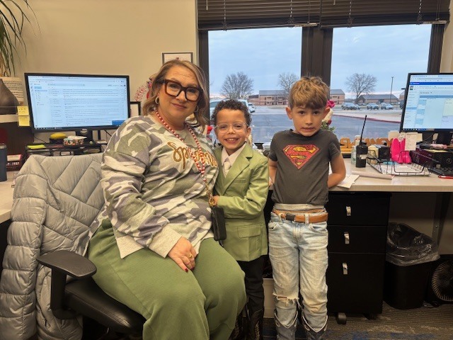 Mrs. Watson, Bryson and Teddy