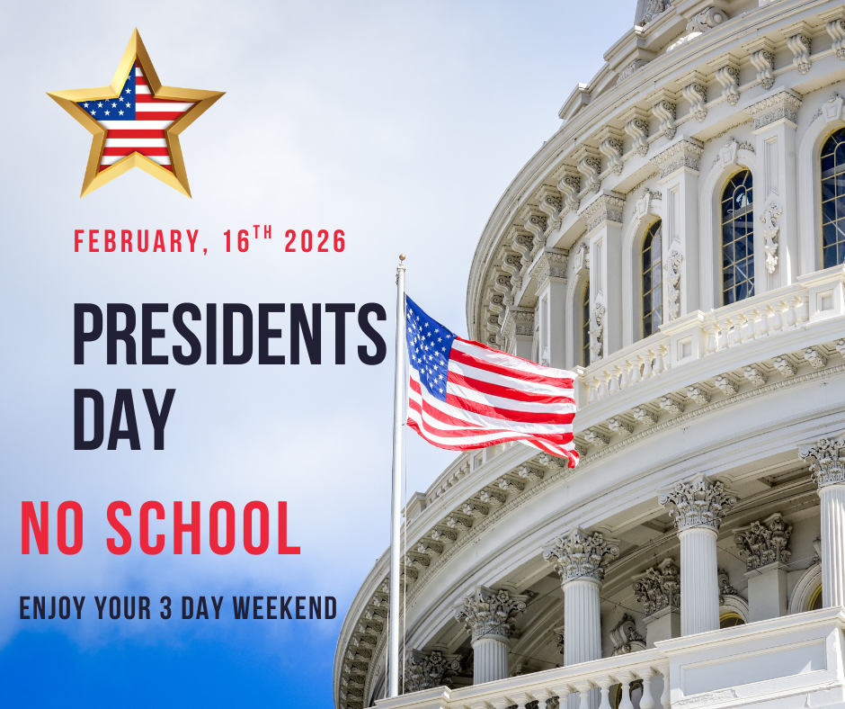 No School Monday Feb. 16rth