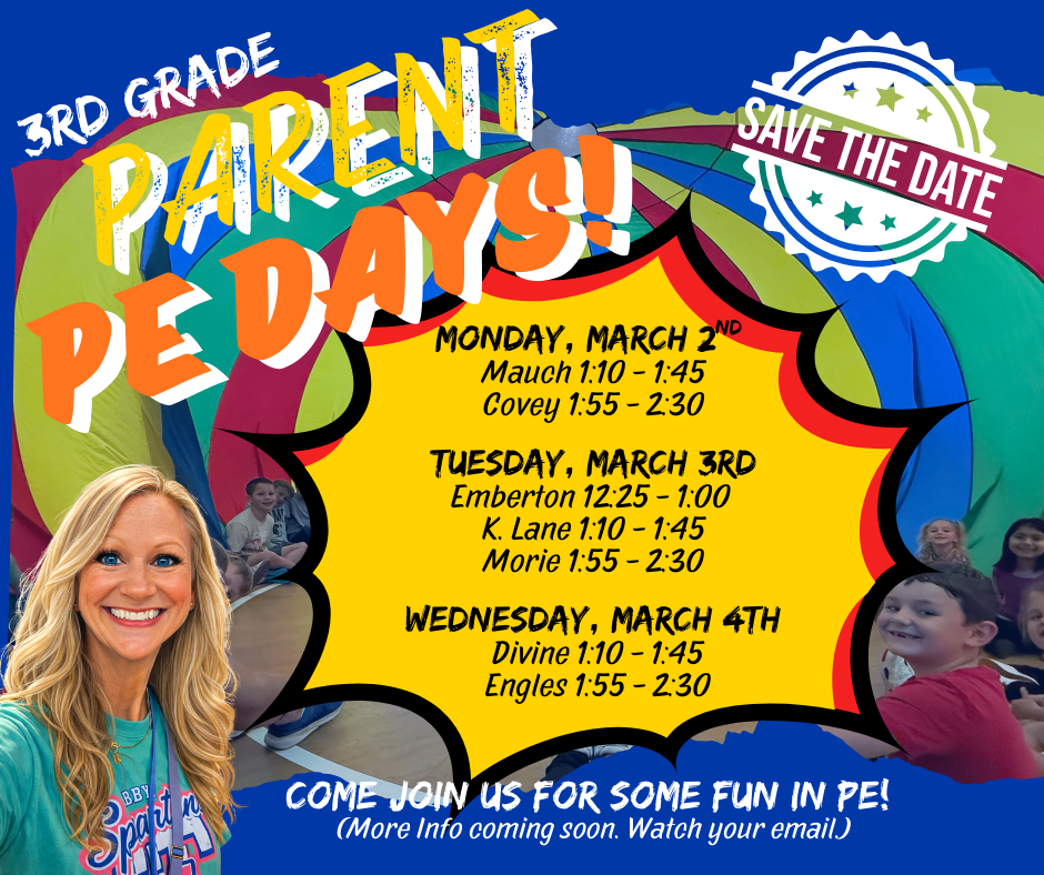 3rd grade parents, come join us