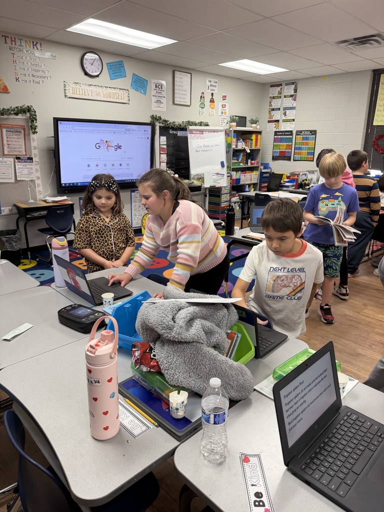 Mrs. Emberton and Mrs. Adams classes