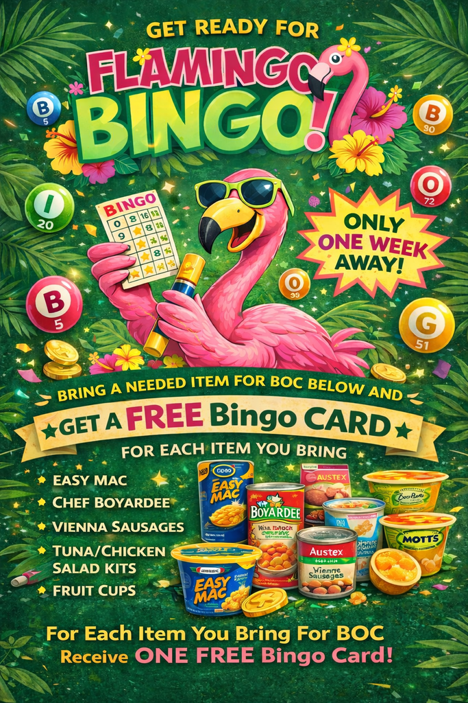 See you at Flamingo Bingo