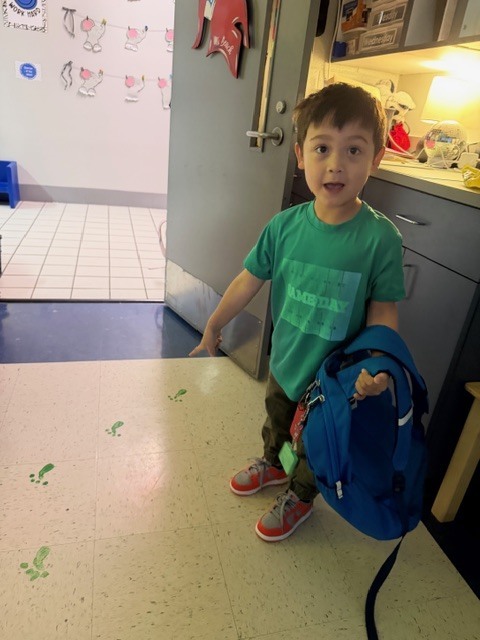 Tyler found foot prints