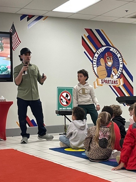 Published author Justin Colon paid a visit to CE