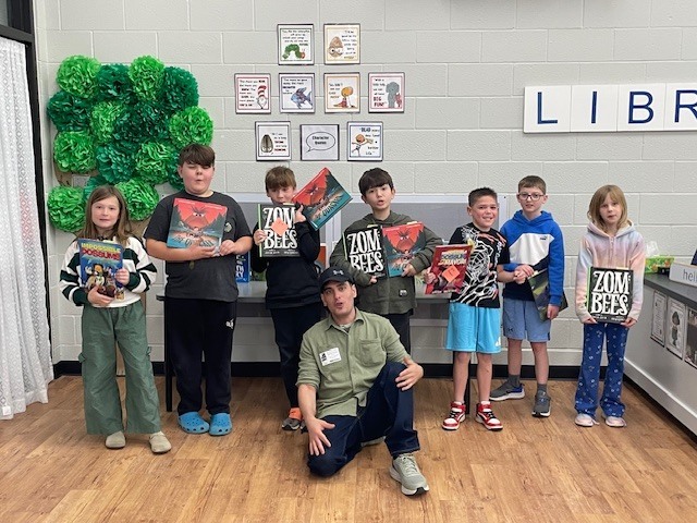 Published author Justin Colon paid a visit to CE