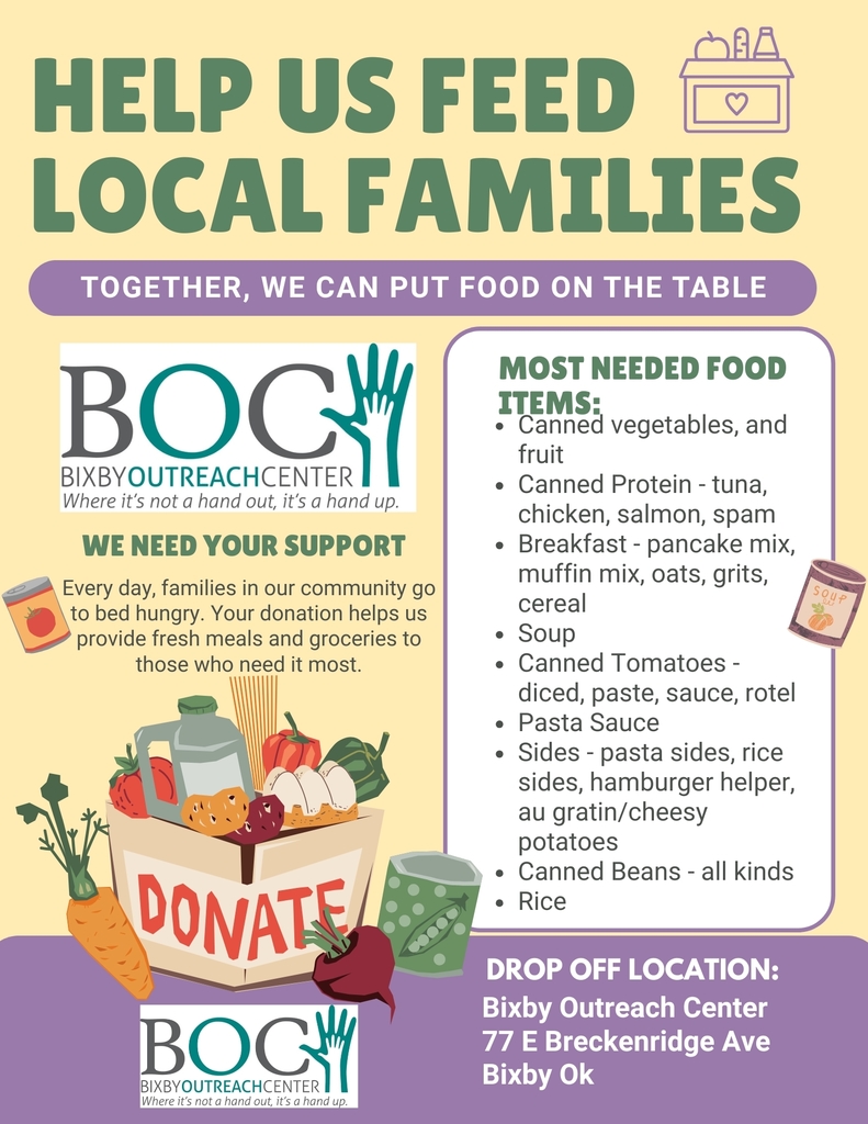 We are doing a food drive tonight got STEAM night