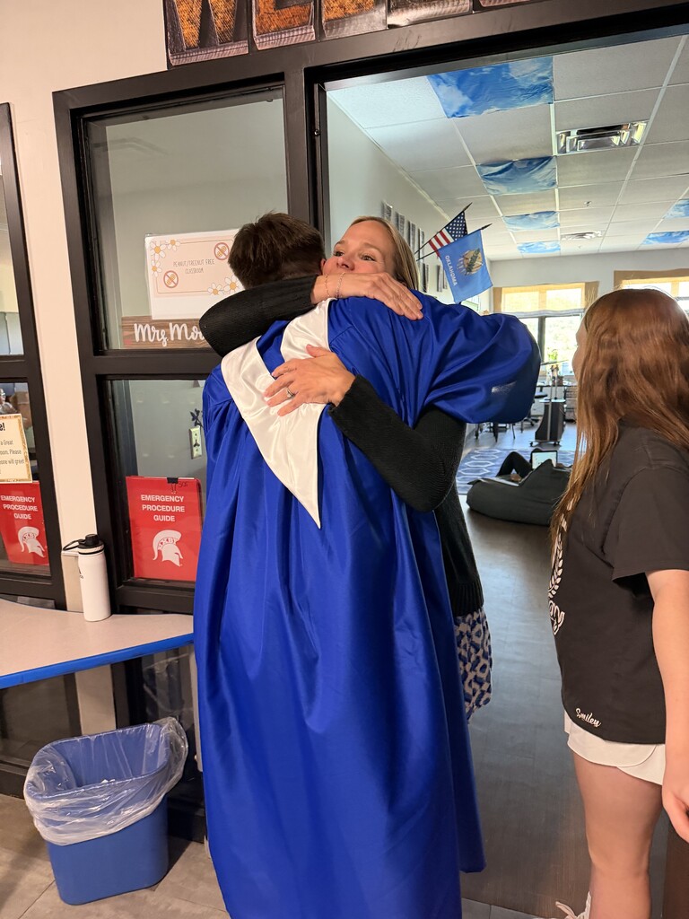 Mrs. Kim Moore and her former student