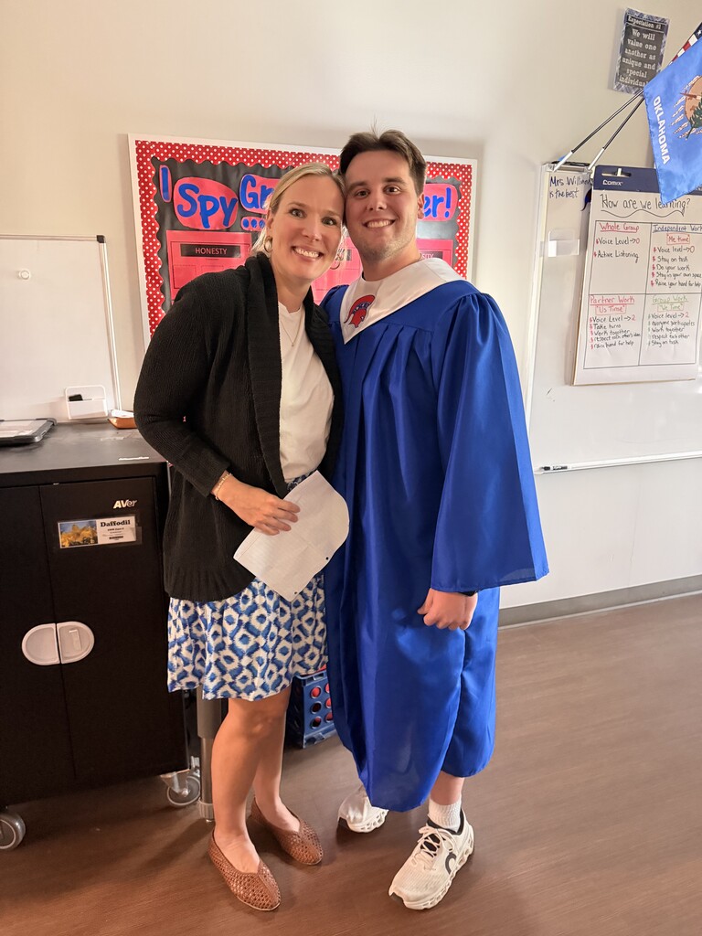 Mrs. Kim Moore and her former student