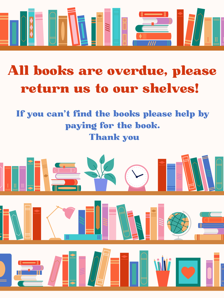 Library books are due