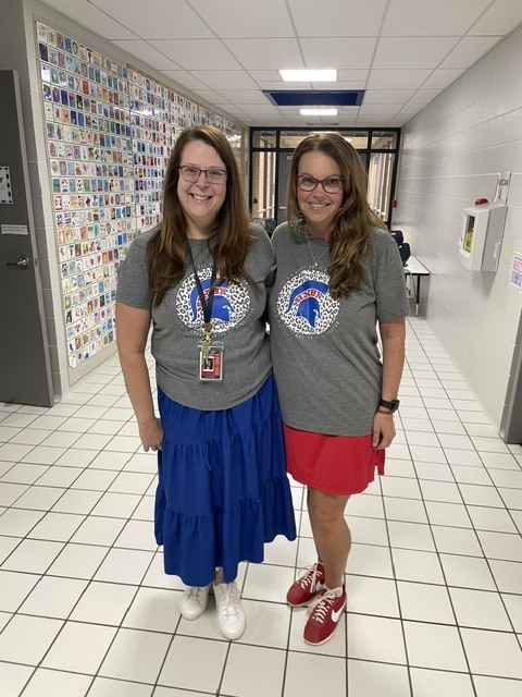 Mrs. Hall and Mrs. Graves