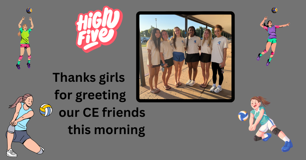 Thanks for the high 5's this morning.