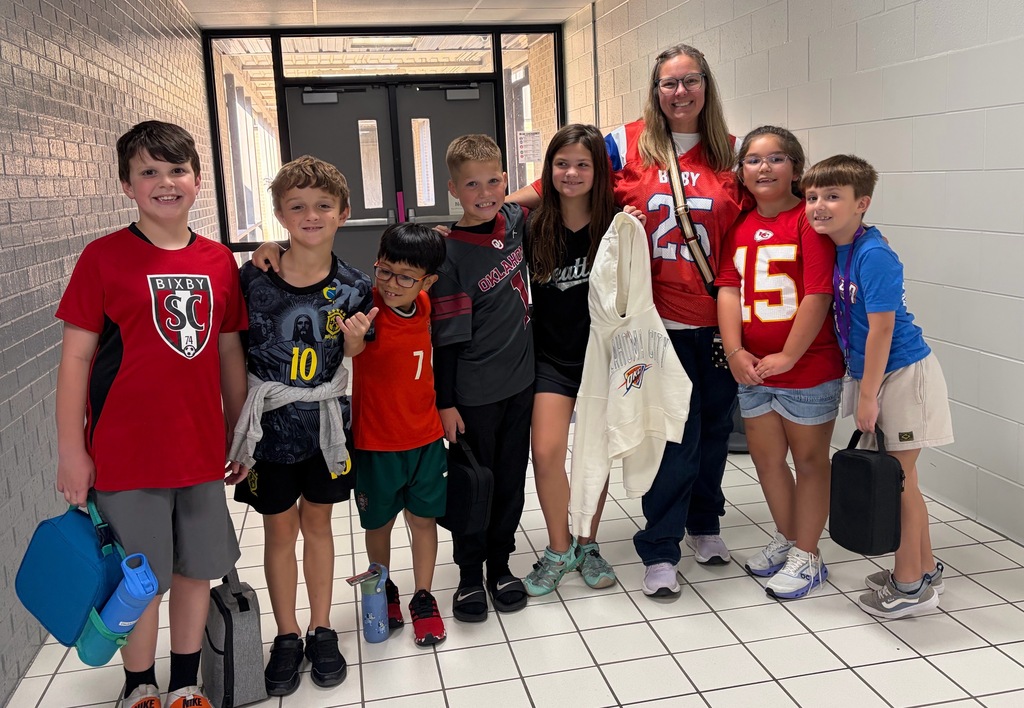 Covey with her 3rd graders