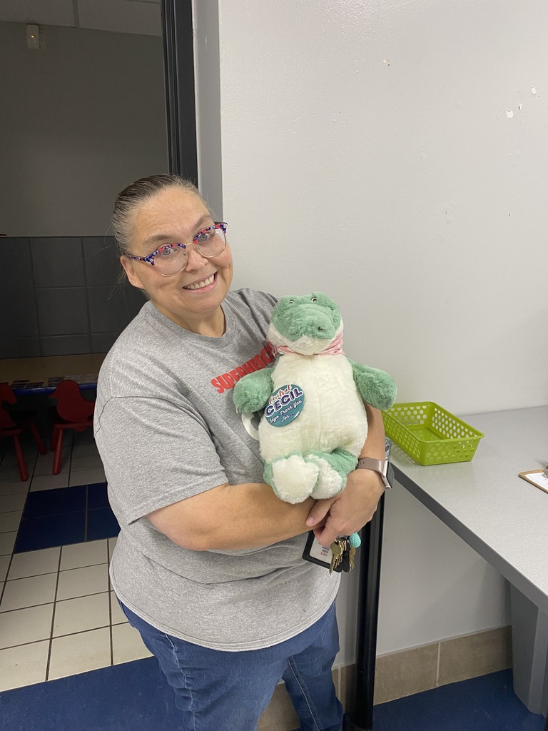 Ms. Montie and Cecil