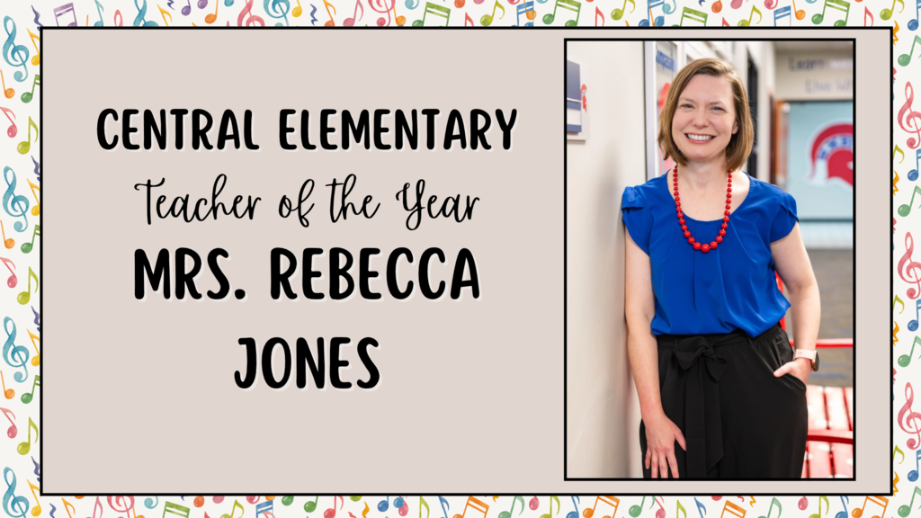 Mrs. Jones, Teacher of the Year 2026-2027
