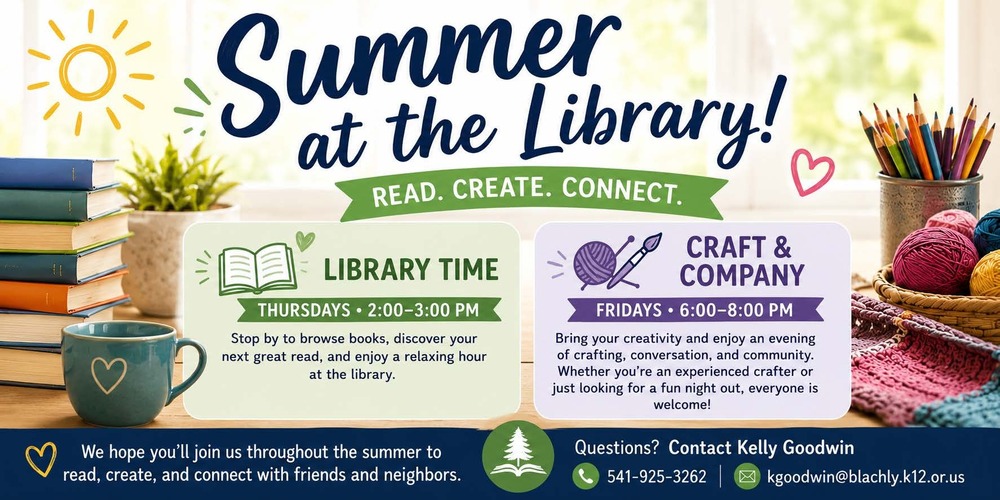 Summer at the Library Banner
