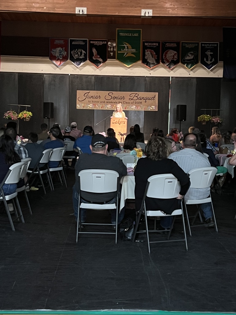 Mrs. Mooney hosting the banquet
