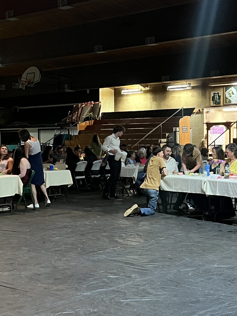 People being served during the banquet