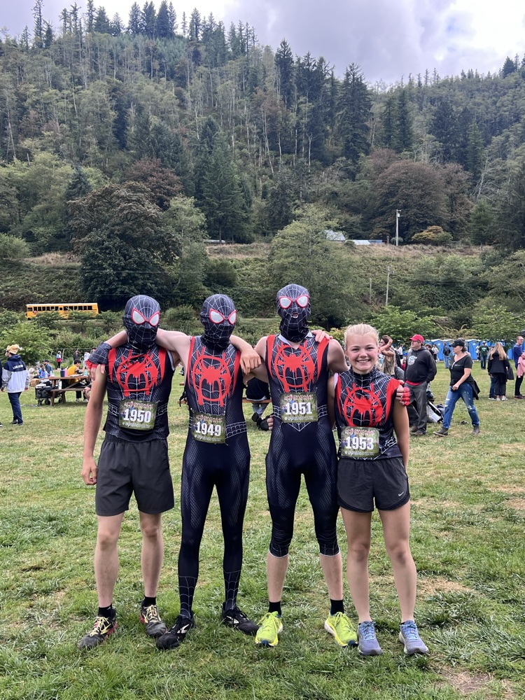 Pre race Spider-Man team photo